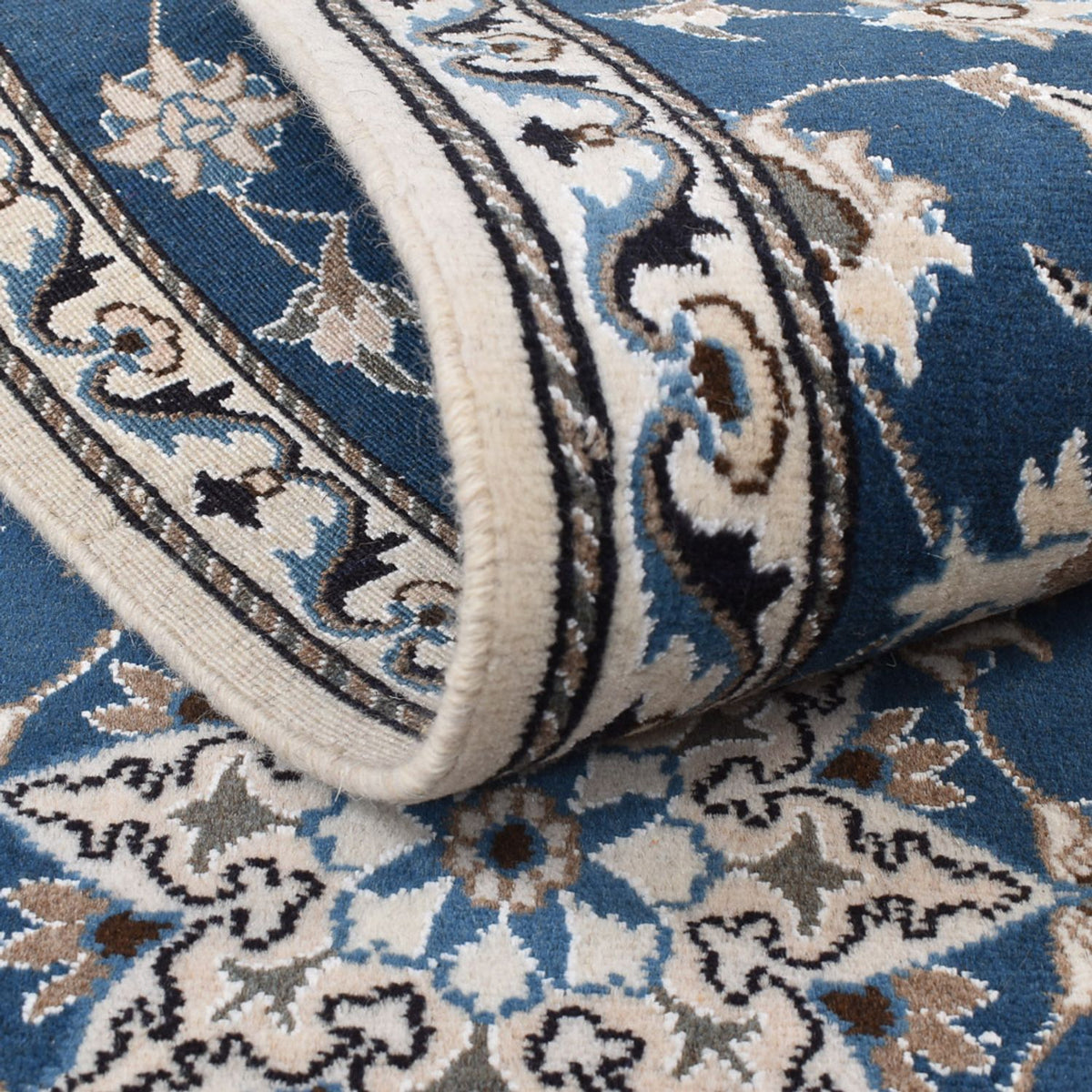 Runner Persisk matta - Nain - 195 x 77 cm - havsblått