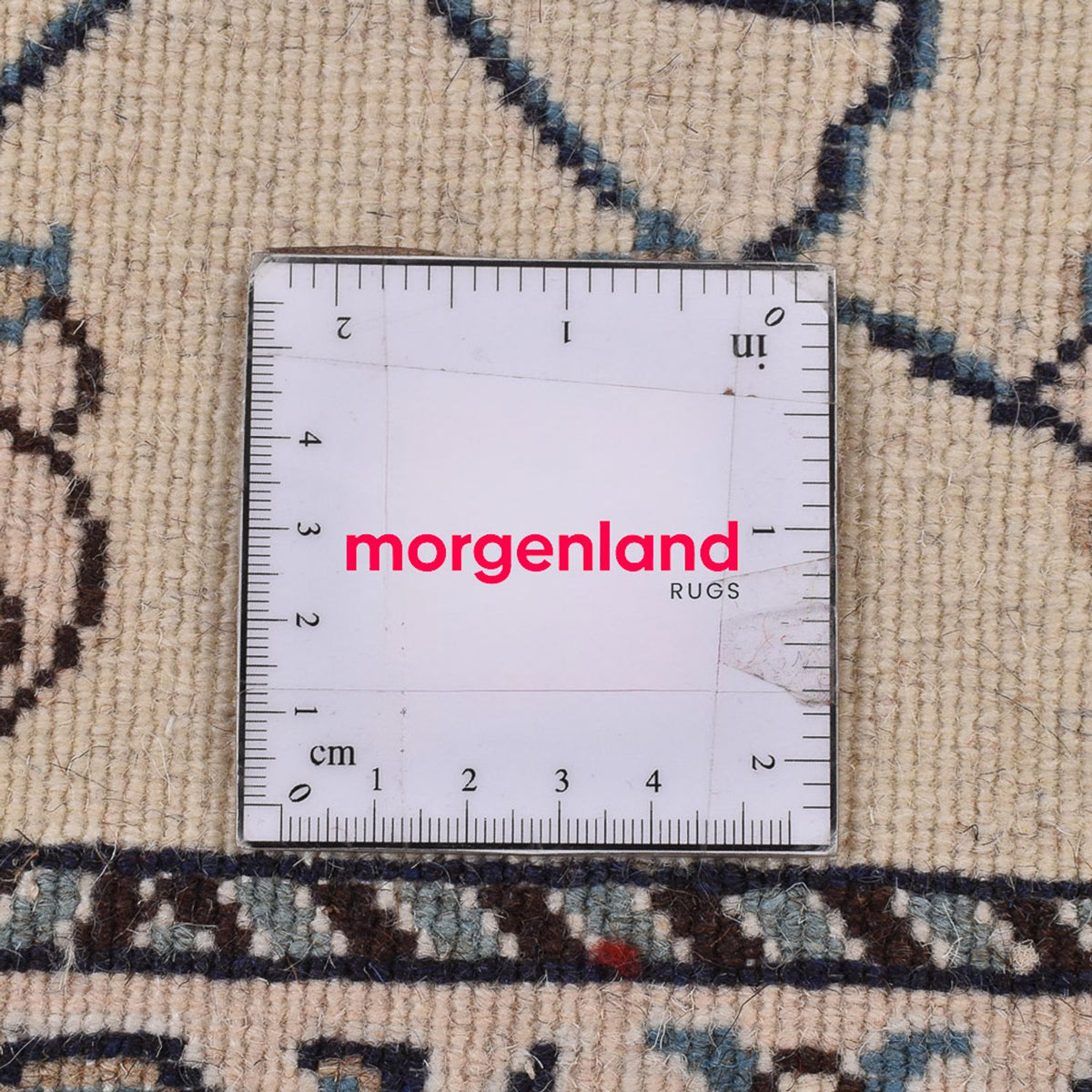 Persisk matta - Nain - 137 x 71 cm - ljusgrå