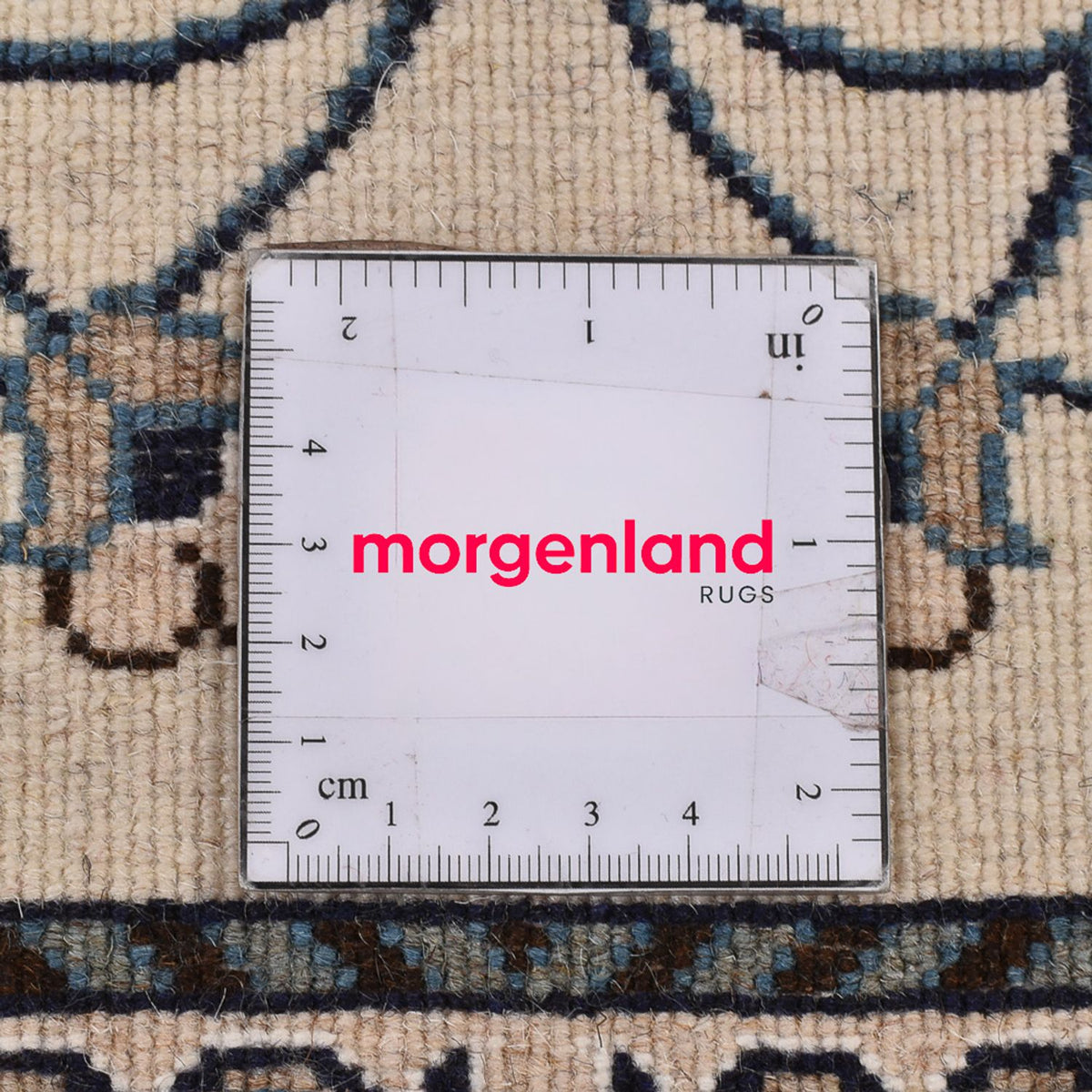 Persisk matta - Nain - 143 x 70 cm - ljusgrå