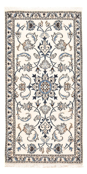 Persisk matta - Nain - 141 x 69 cm - ljusgrå