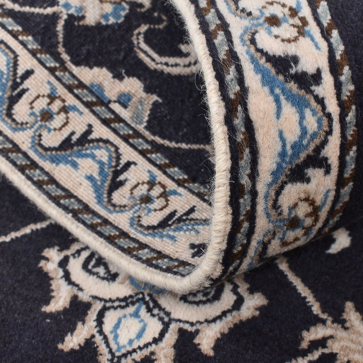 Persisk matta - Nain - 136 x 70 cm - mörkblå