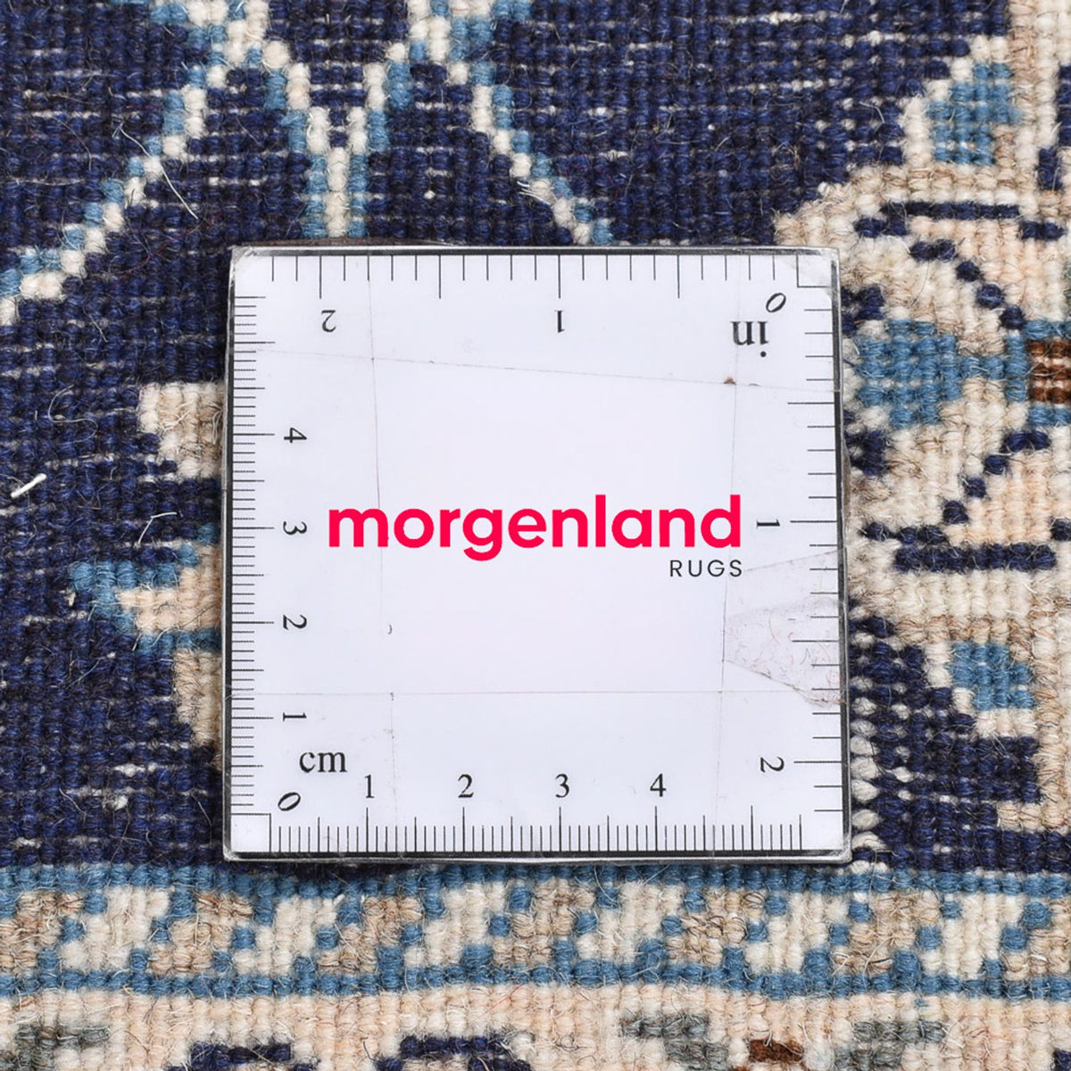 Persisk matta - Nain - 90 x 60 cm - mörkblå