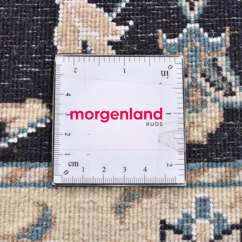 Persisk matta - Nain kvadrat  - 103 x 96 cm - mörkblå