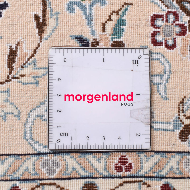 Persisk matta - Nain - Premium kvadrat  - 206 x 206 cm - mörkblå