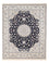 Persisk matta - Nain - Premium särskild form  - 211 x 269 cm - mörkblå