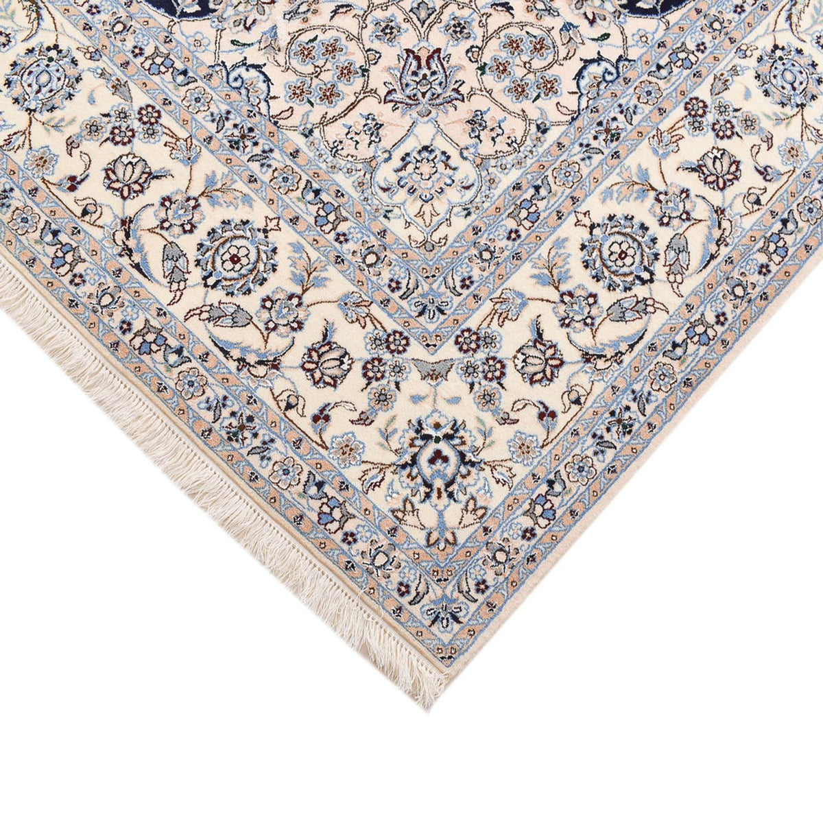 Persisk matta - Nain - Premium särskild form  - 211 x 269 cm - mörkblå