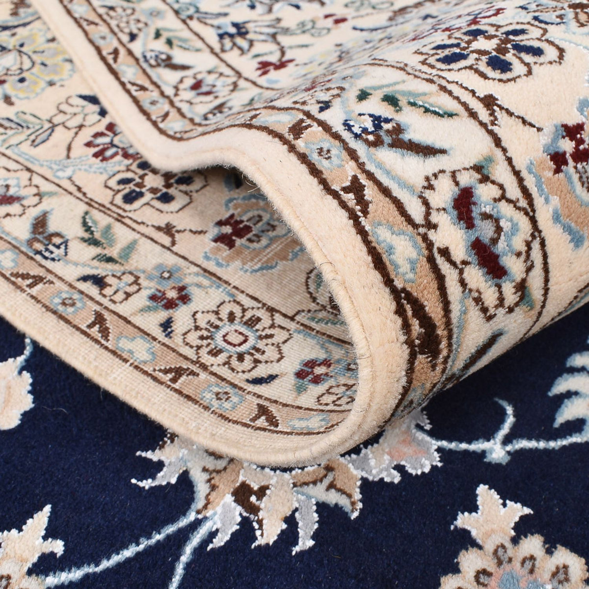 Persisk matta - Nain - Premium - 245 x 165 cm - mörkblå