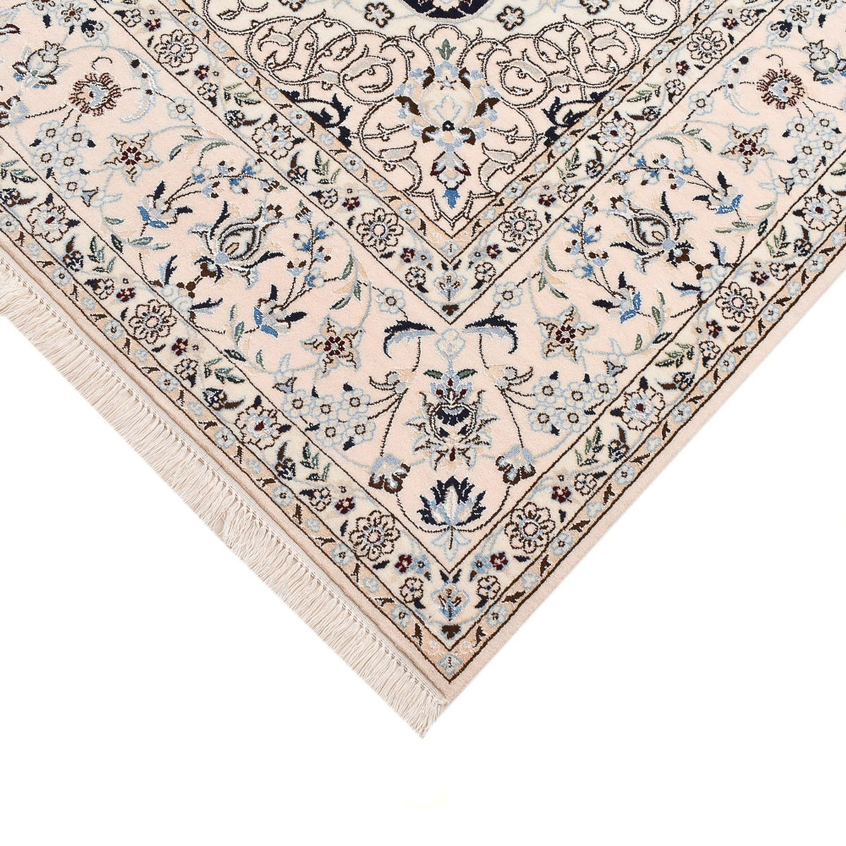 Persisk matta - Nain - Premium kvadrat  - 181 x 178 cm - mörkblå