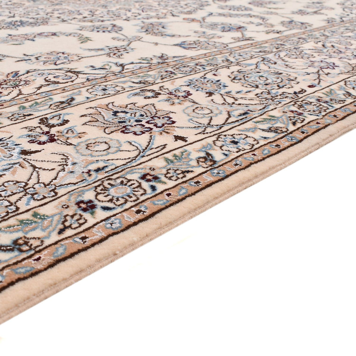 Persisk matta - Nain - Premium - 219 x 146 cm - ljusgrå