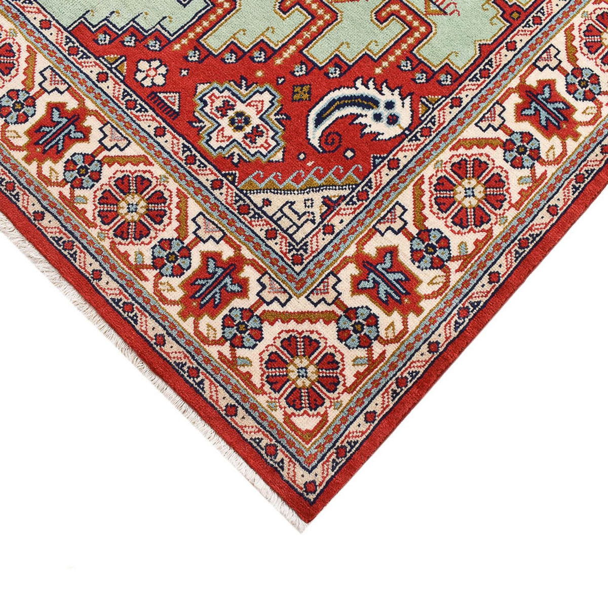 Persisk matta - Nomadic - 250 x 152 cm - ljusgrön