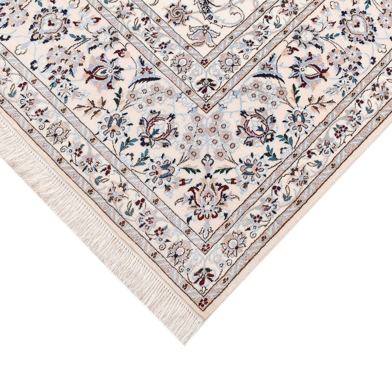 Persisk matta - Nain - Premium kvadrat  - 204 x 207 cm - ljusgrå