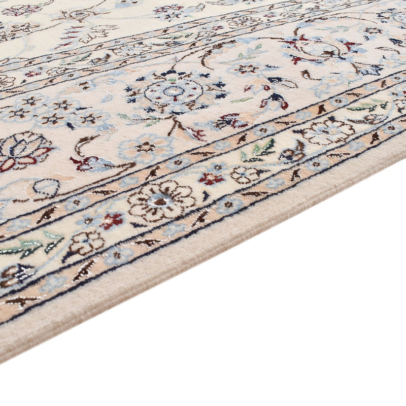 Persisk matta - Nain - Premium kvadrat  - 205 x 206 cm - ljusgrå