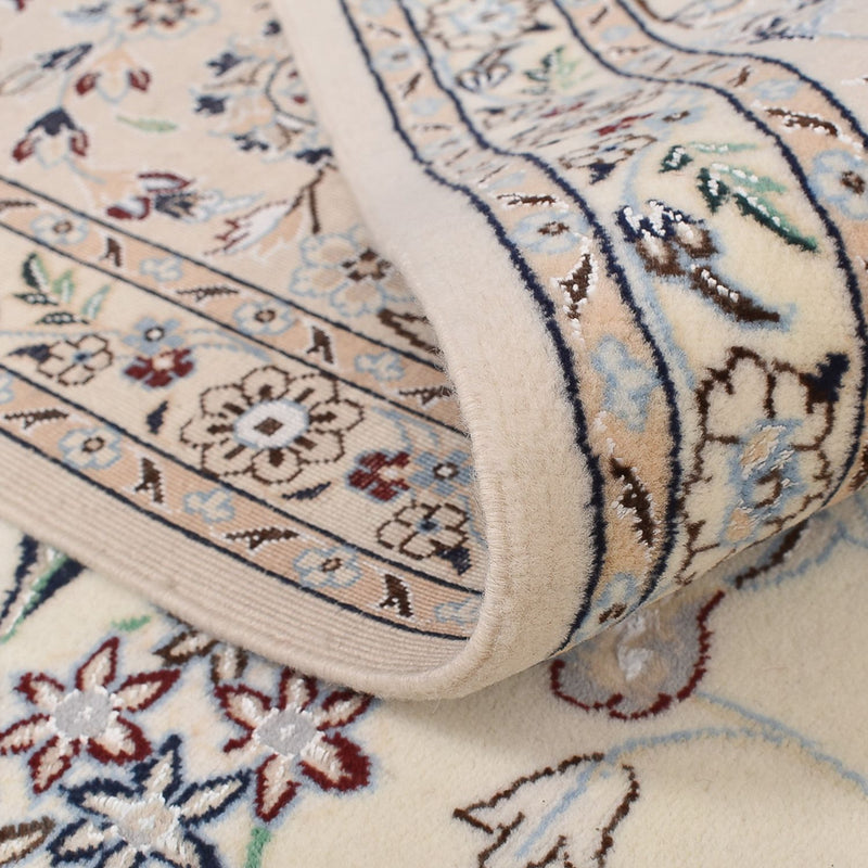 Persisk matta - Nain - Premium kvadrat  - 205 x 206 cm - ljusgrå