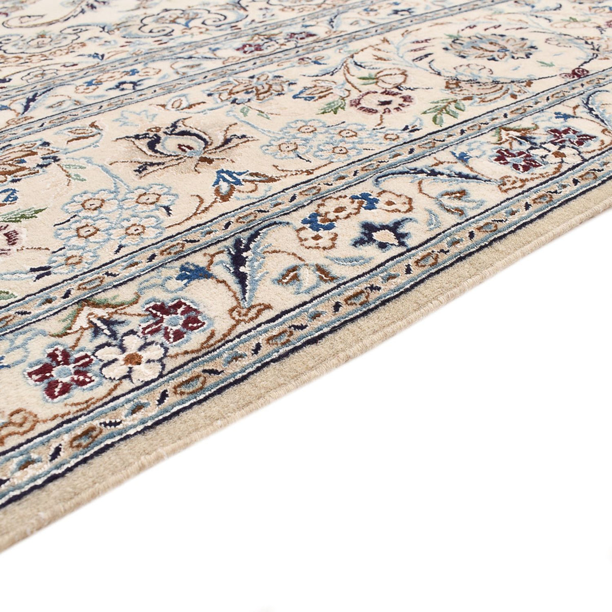 Persisk matta - Nain - Royal - 305 x 205 cm - ljusgrå