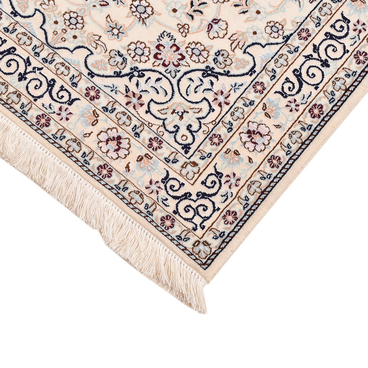 Persisk matta - Nain - Royal - 105 x 81 cm - ljusgrå