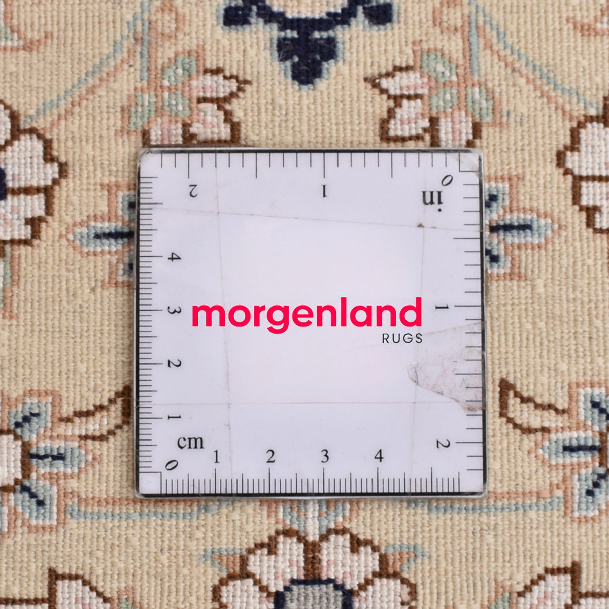 Persisk matta - Nain - Royal - 105 x 81 cm - ljusgrå