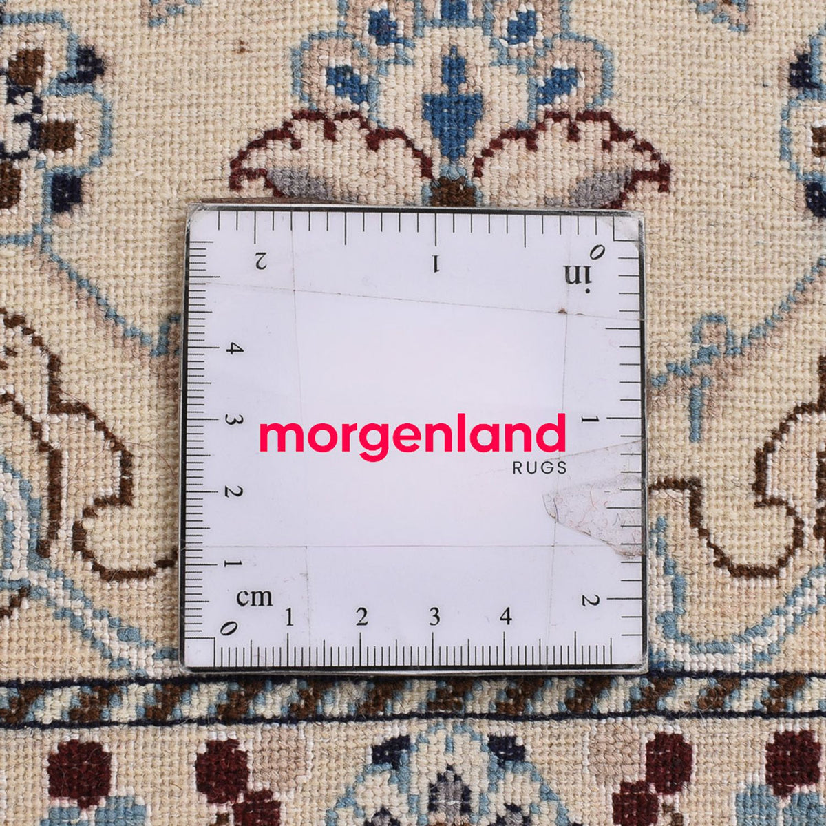 Persisk matta - Nain - Royal - 109 x 69 cm - ljusgrå