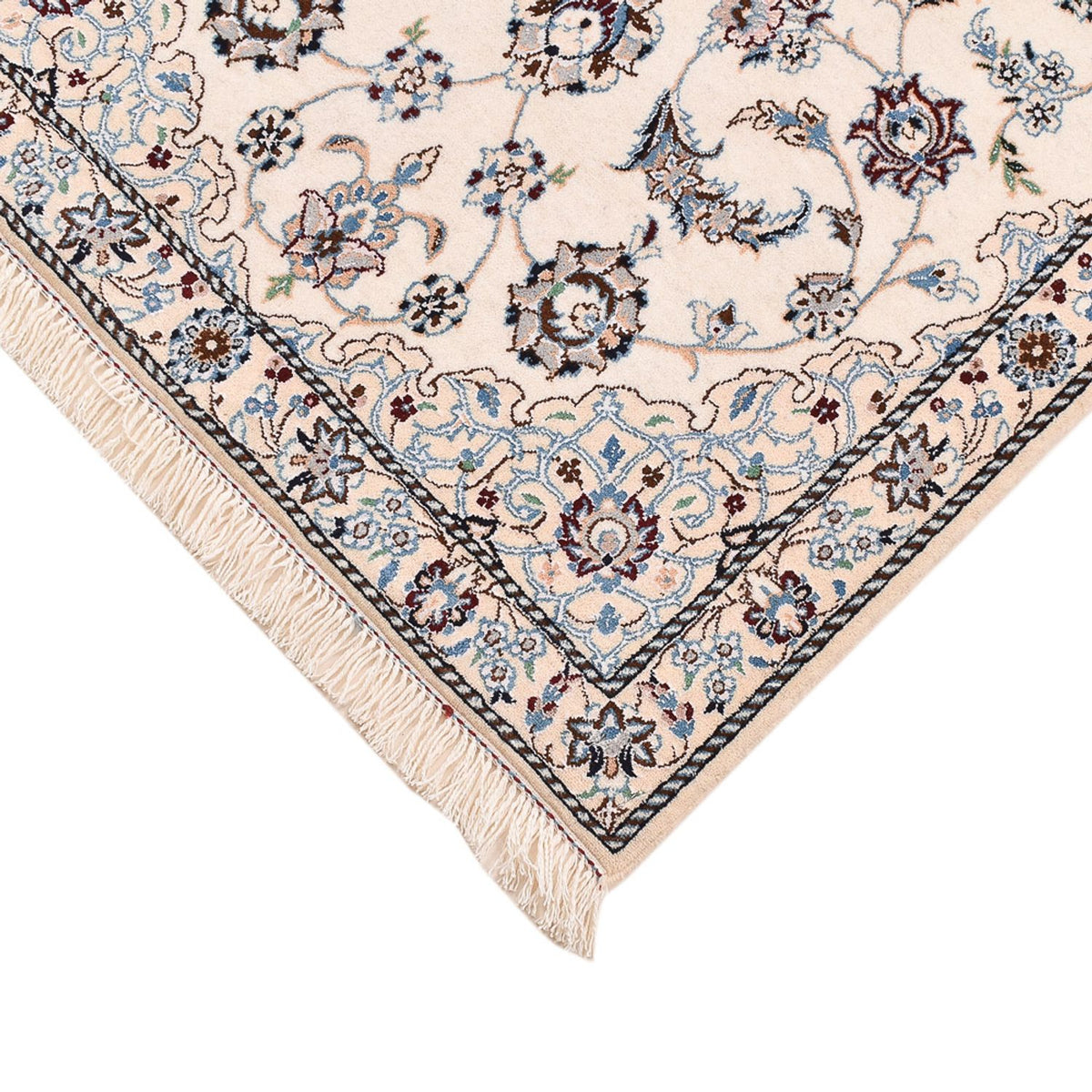 Persisk matta - Nain - Royal - 108 x 71 cm - ljusgrå