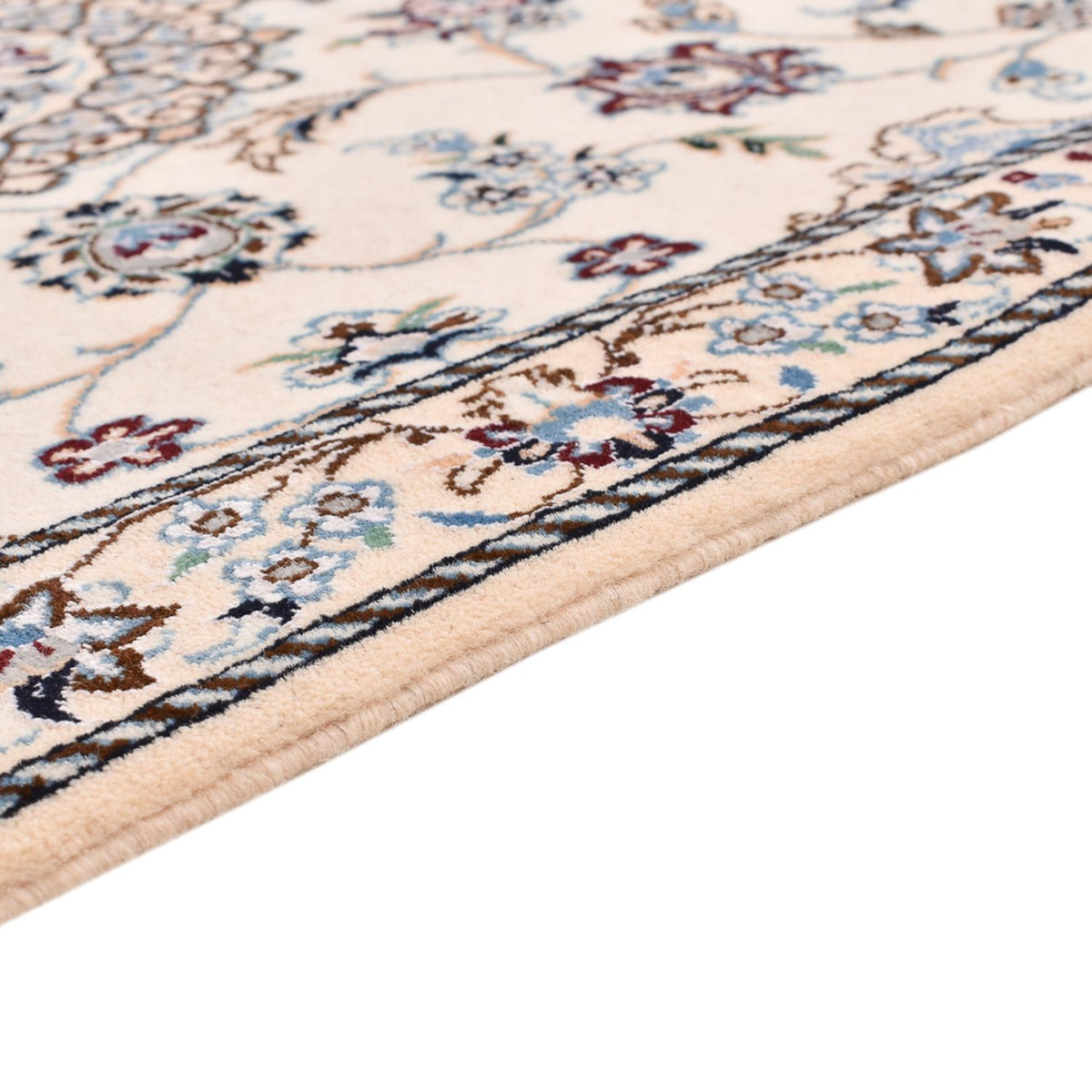 Persisk matta - Nain - Royal - 108 x 71 cm - ljusgrå