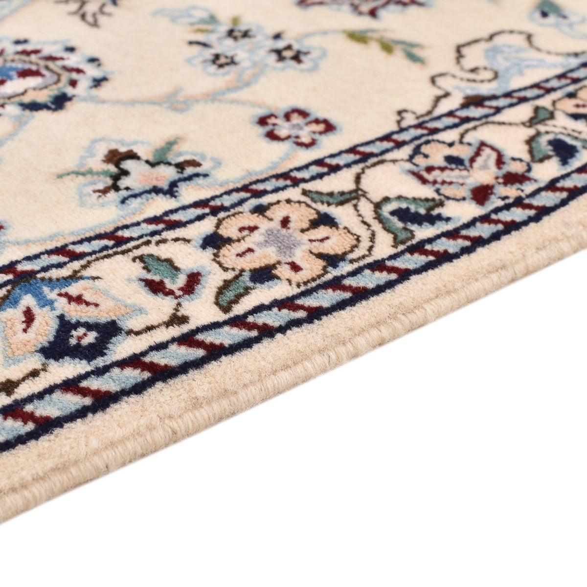 Persisk matta - Nain - Royal - 96 x 64 cm - ljusgrå