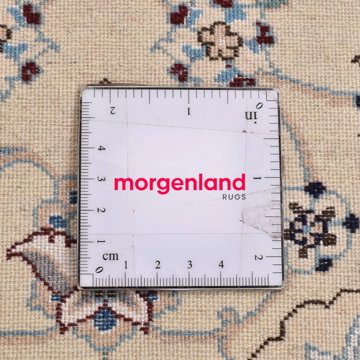 Persisk matta - Nain - Royal - 96 x 64 cm - ljusgrå