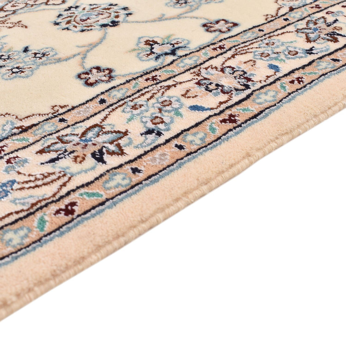 Persisk matta - Nain - Royal - 113 x 74 cm - ljusgrå