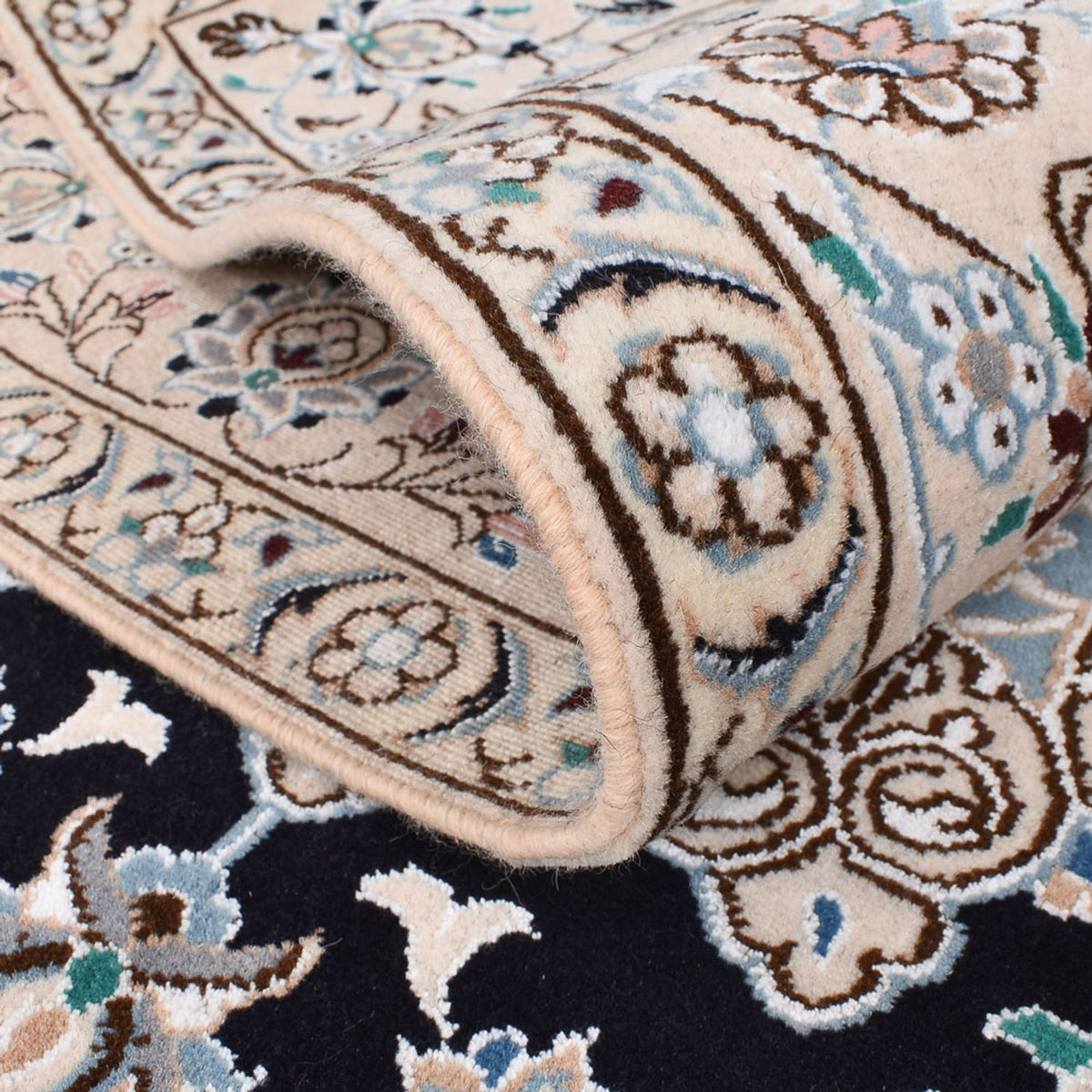 Persisk matta - Nain - Royal - 250 x 153 cm - mörkblå