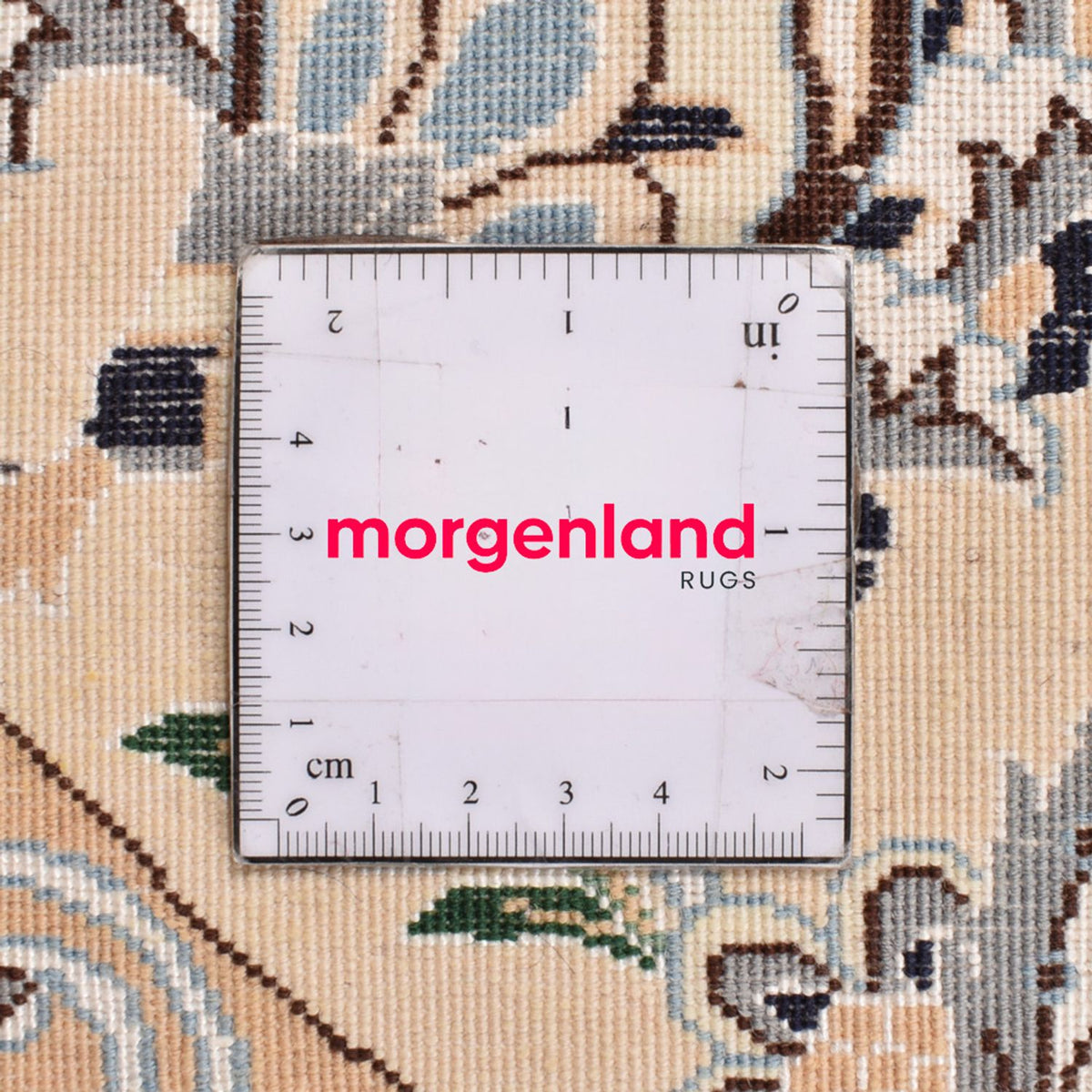 Persisk matta - Nain - Premium runt  - 252 x 252 cm - grädde