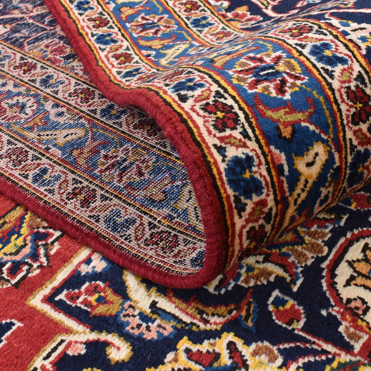 Persiska mattor - Keshan - 409 x 301 cm - röd