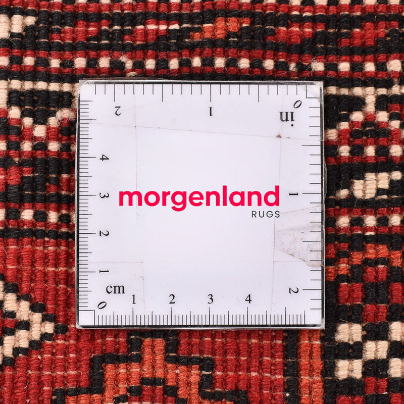 Turkaman-matta - 378 x 295 cm - röd