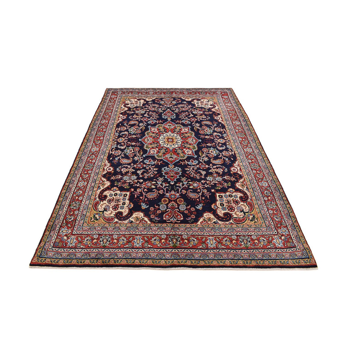 Persisk matta - Nomadic - 297 x 193 cm - mörkblå