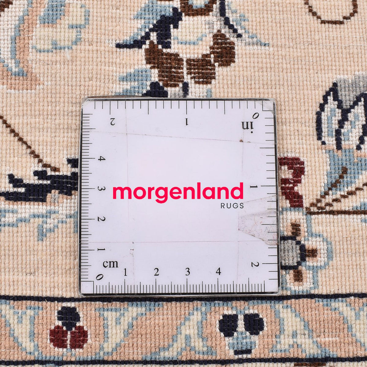 Persisk matta - Nain - Premium kvadrat  - 246 x 250 cm - mörkblå