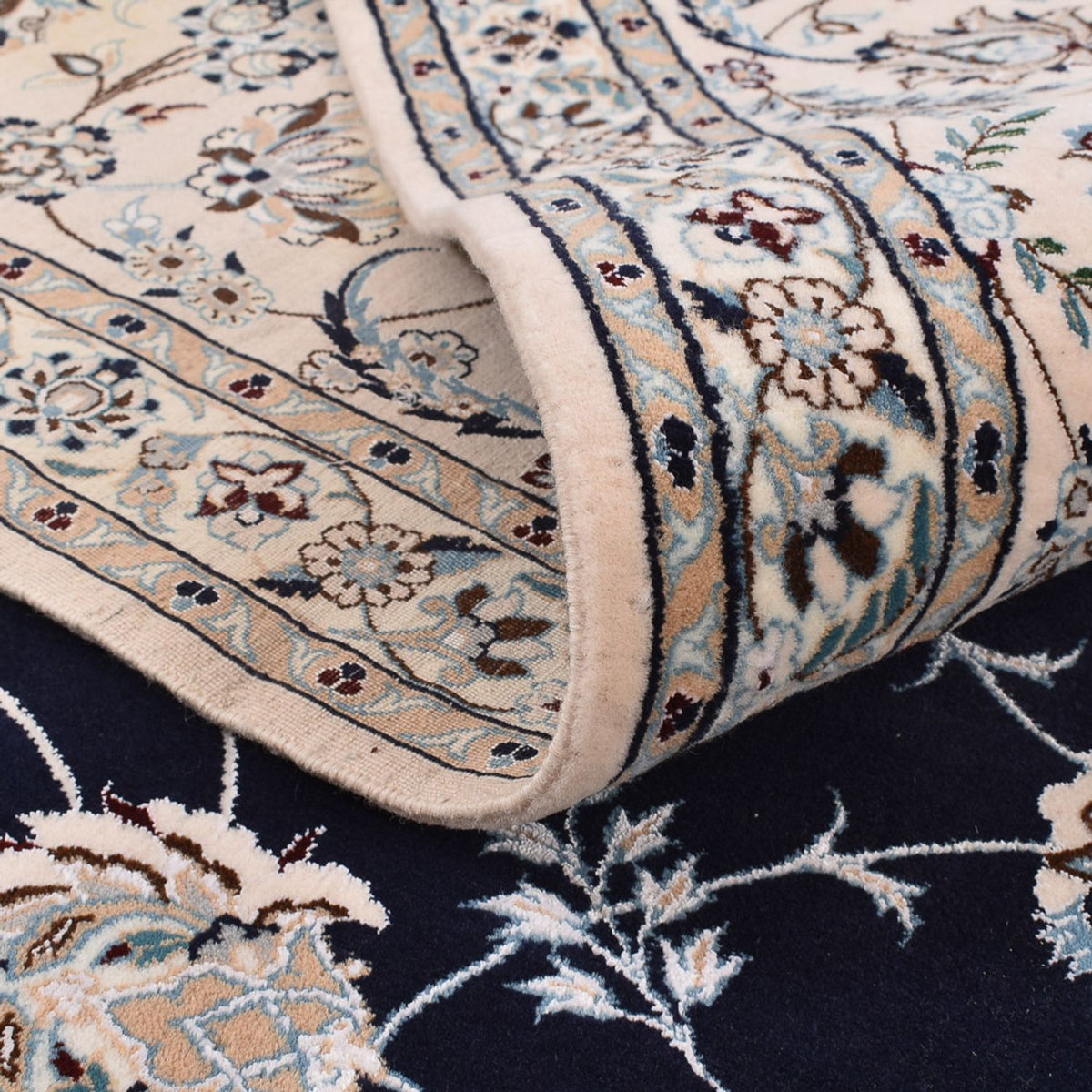 Persisk matta - Nain - Premium - 361 x 261 cm - mörkblå