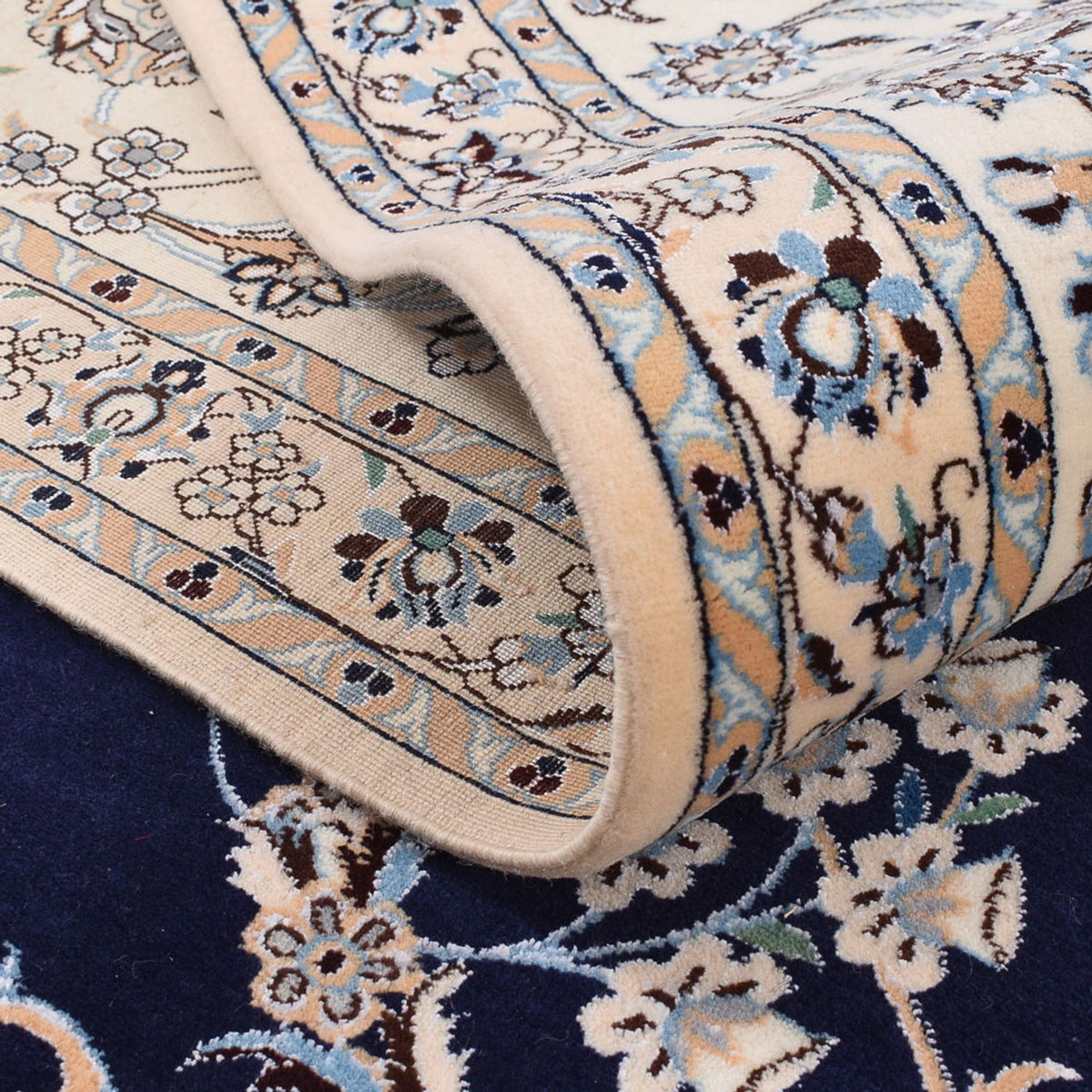 Persisk matta - Nain - Premium - 304 x 258 cm - mörkblå