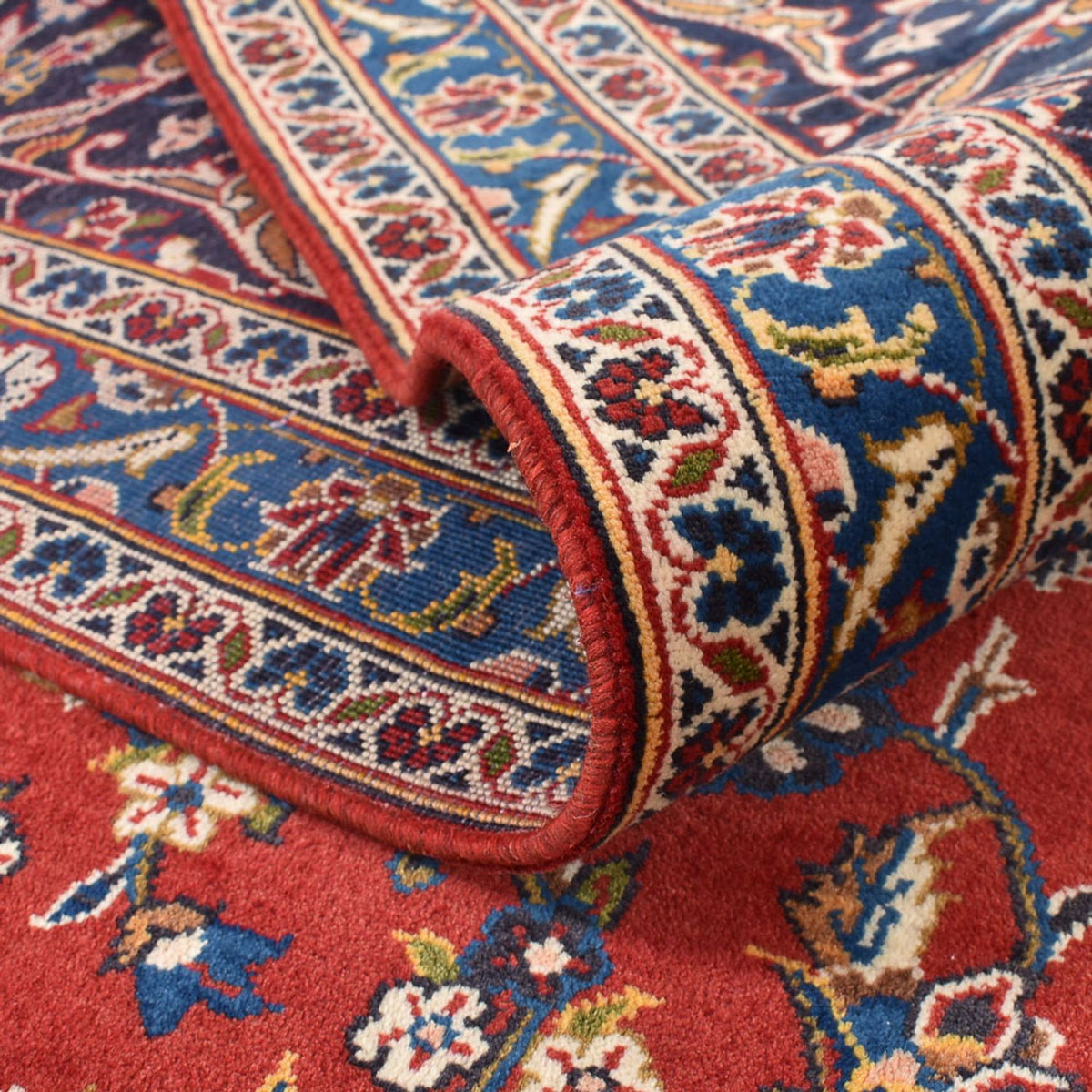 Persiska mattor - Keshan - 397 x 297 cm - röd