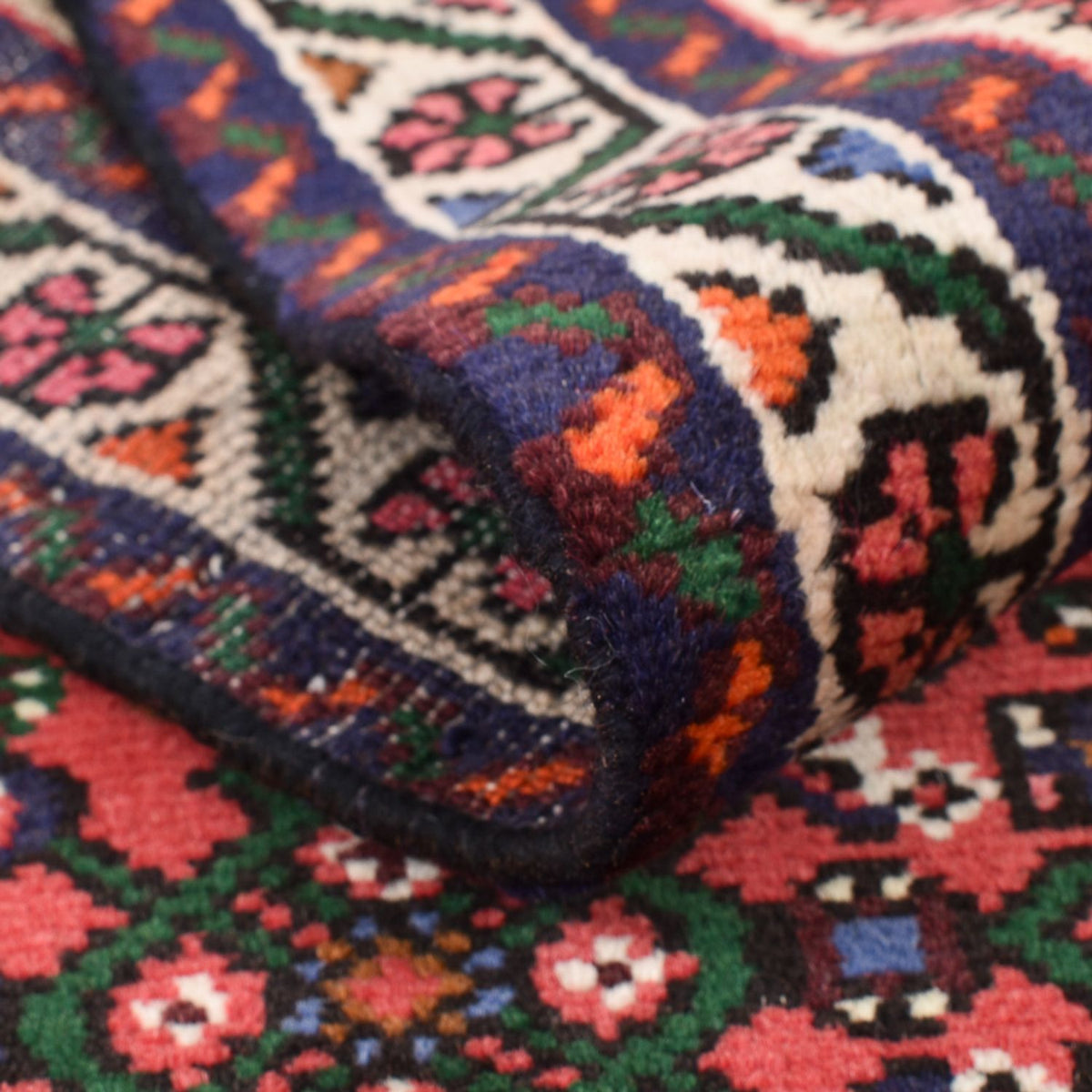 Runner Persisk matta - Nomadic - 193 x 69 cm - ljusröd