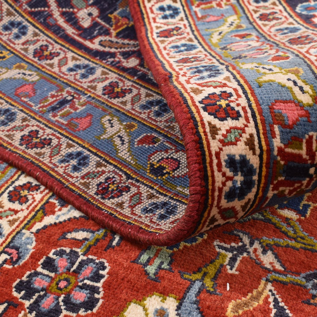 Persiska mattor - Keshan - 253 x 225 cm - röd