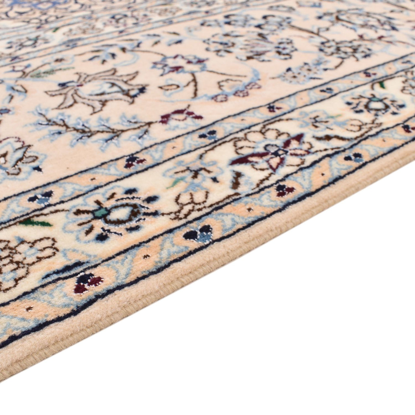 Persisk matta - Nain - Premium kvadrat  - 246 x 253 cm - blå