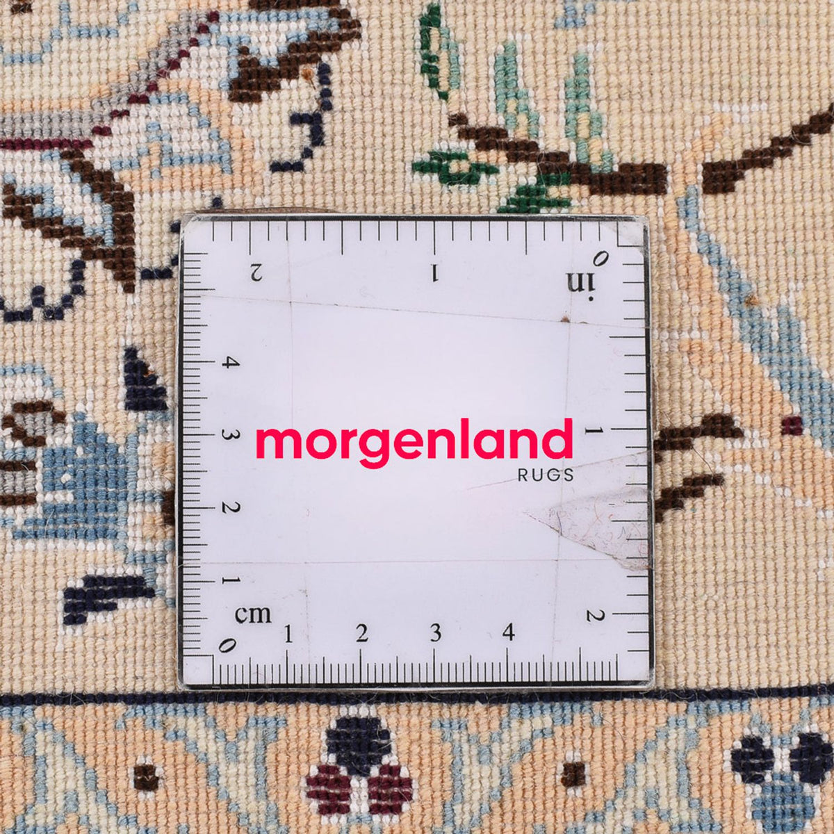 Persisk matta - Nain - Premium kvadrat  - 246 x 253 cm - blå