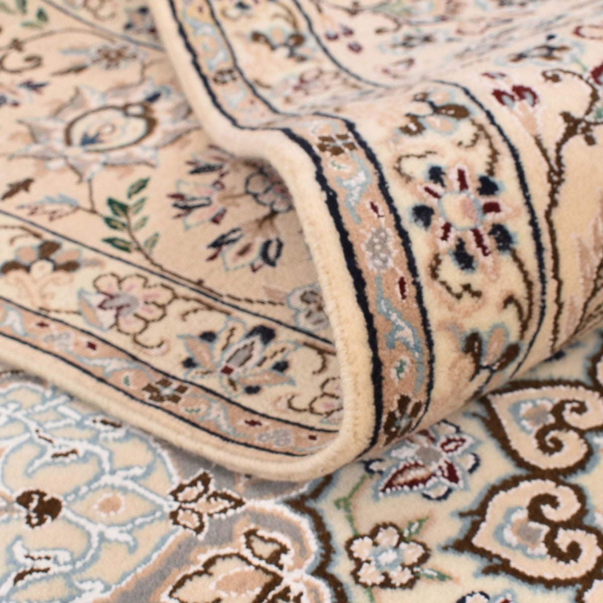 Persisk matta - Nain - Royal - 322 x 208 cm - vit