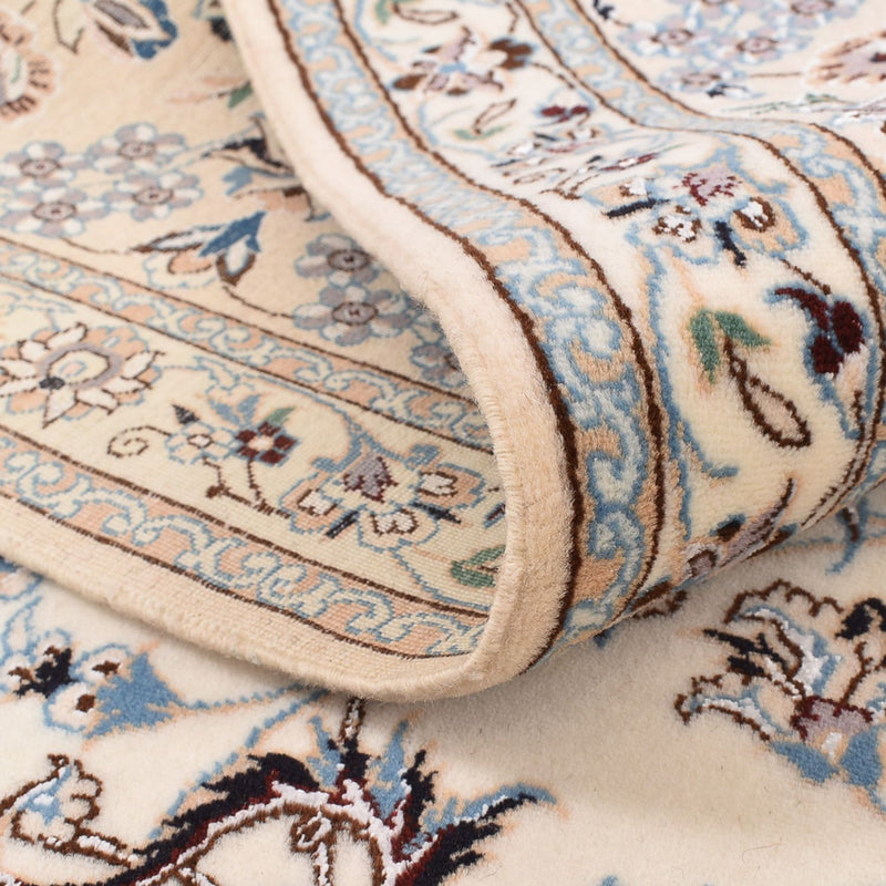 Persisk matta - Nain - Premium kvadrat  - 212 x 212 cm - vit