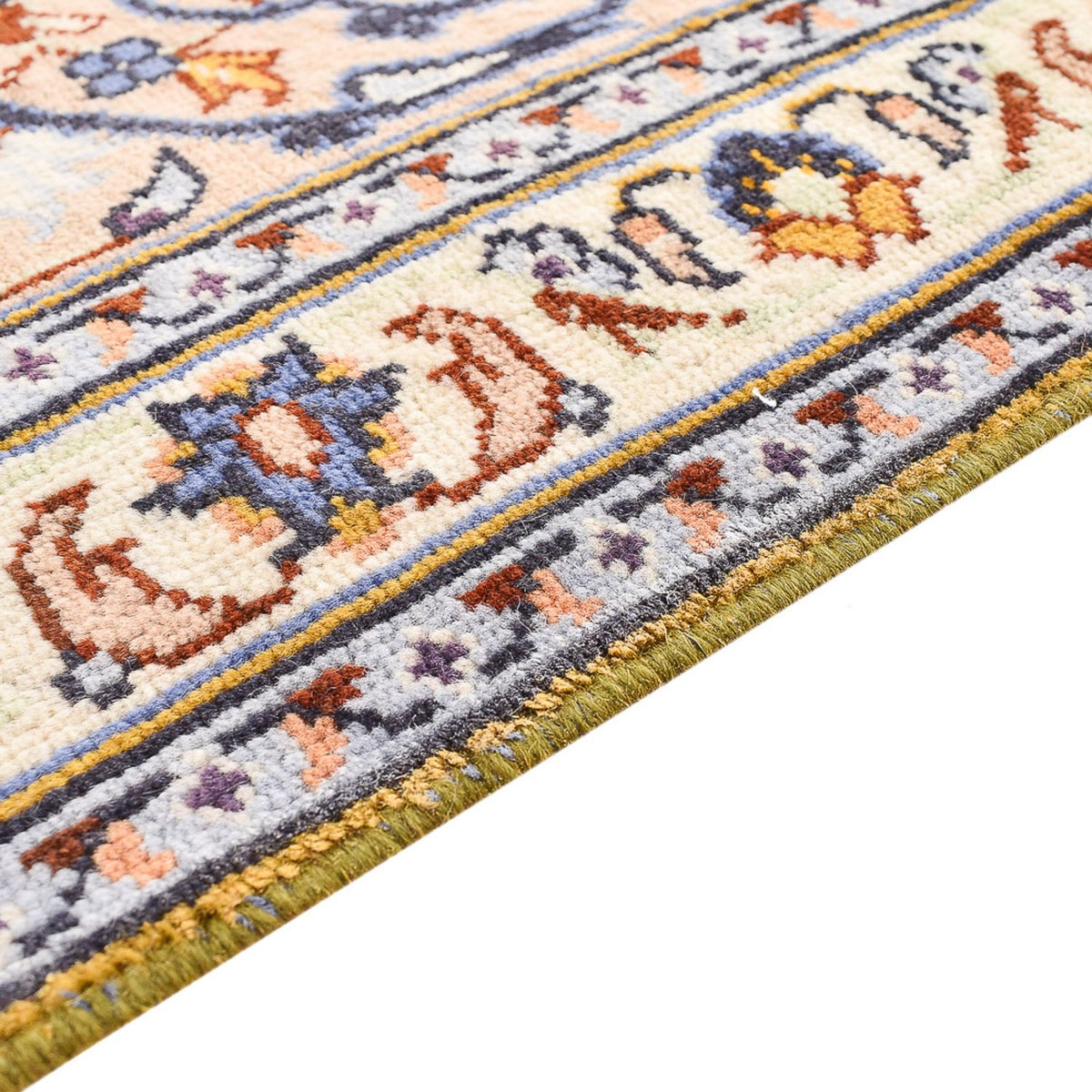 Persiska mattor - Keshan - 382 x 275 cm - ljusbeige