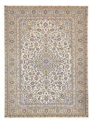 Persiska mattor - Keshan - 355 x 256 cm - ljusbeige