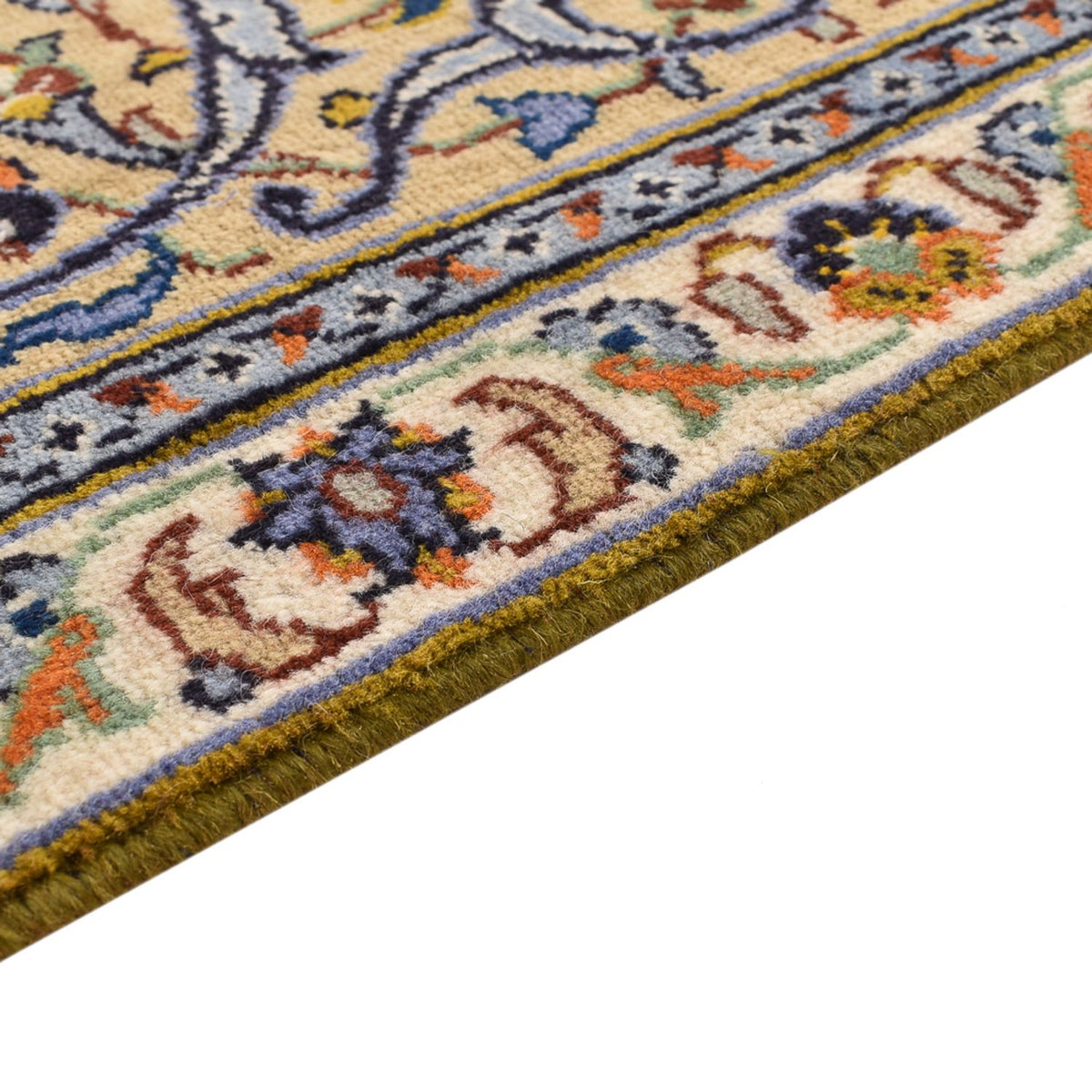 Persiska mattor - Keshan - 355 x 256 cm - ljusbeige