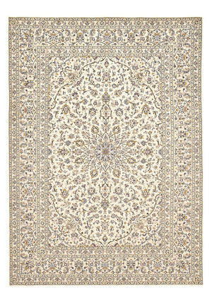 Persiska mattor - Keshan - 355 x 245 cm - ljusbeige