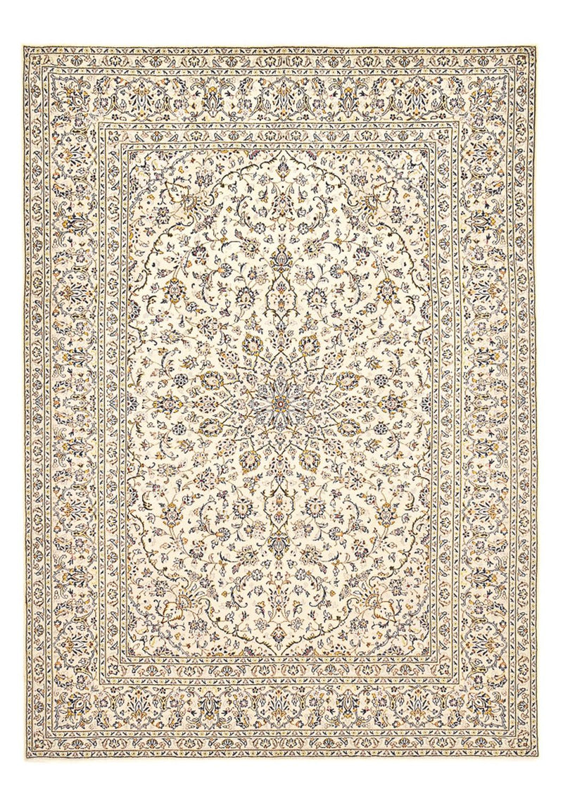 Persiska mattor - Keshan - 355 x 245 cm - ljusbeige