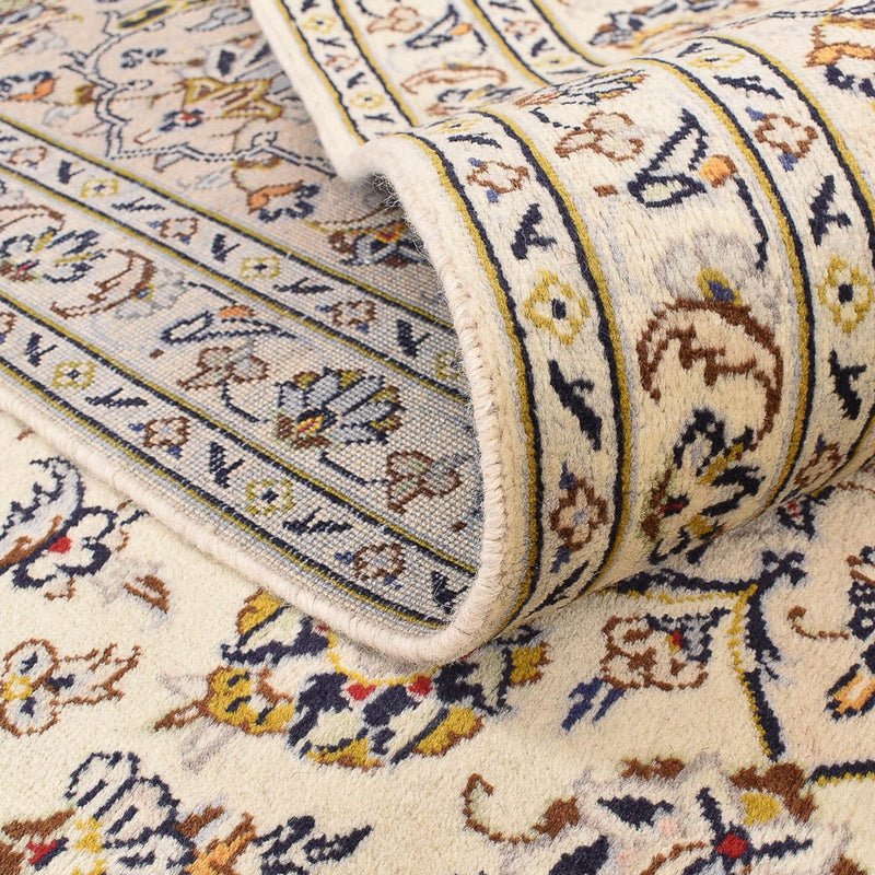 Persiska mattor - Keshan - 355 x 245 cm - ljusbeige