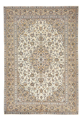 Persiska mattor - Keshan - 343 x 238 cm - ljusbeige