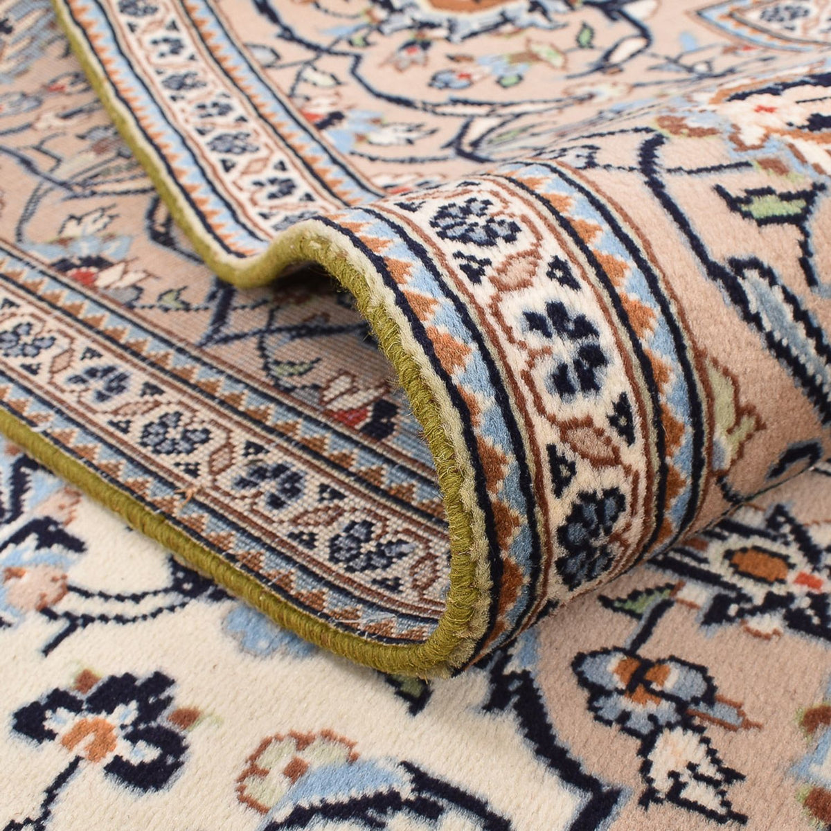 Persiska mattor - Keshan - 303 x 202 cm - mörk beige