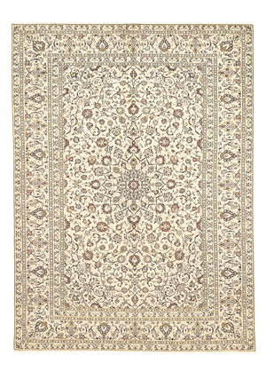 Persiska mattor - Keshan - 340 x 238 cm - ljusbeige